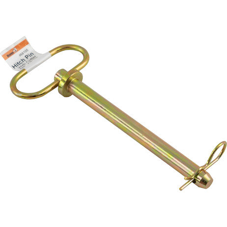 Yellow Zinc Plated Hitch Pins - 5/8 Diameter x 6-1/4 Inch Usable Length