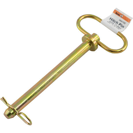 Yellow Zinc Plated Hitch Pins - 5/8 Diameter x 6-1/4 Inch Usable Length