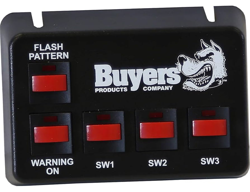 Black Pre-Wired Switch Panel 4-On/Off 1-Momentary
