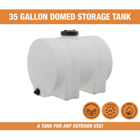 35 Gallon Storage Tank with Legs - 31x20x23 Inch