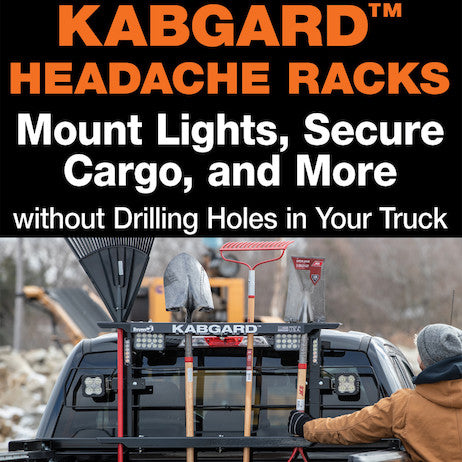 Kabgard??? Mounting Bracket for Beacon-Style Warning Lights, Drivers Side 
