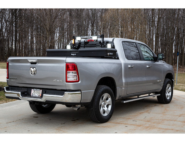 69 Inch Kabgard???Heavy-Duty Steel Pickup Truck Headache Rack Bundle with Standard Mounting Brackets
