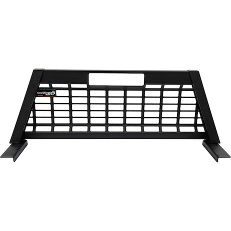 23.00-inch Tall Textured Matte Black Heavy-Duty Steel GuardDogg Pickup Truck Headache Rack Bundle with Mounting Brackets 