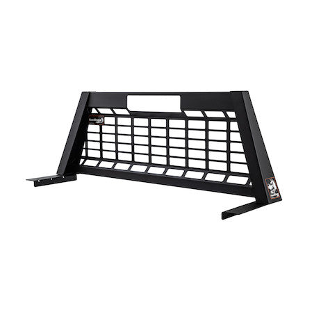 25.00-inch Tall Matte Black Heavy-Duty Steel GuardDogg Pickup Truck Headache Rack Bundle with Mounting Brackets 