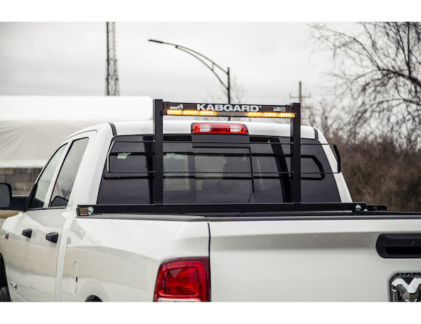 69 Inch Kabgard???Heavy-Duty Steel Pickup Truck Headache Rack Bundle with Standard Mounting Brackets