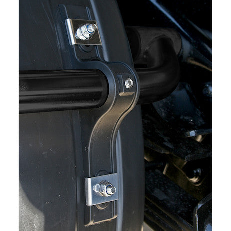 Black Powder Coated Poly Fender Mounting Kit -  One per fender required