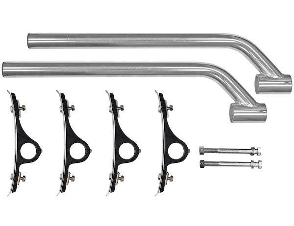 Stainless Steel Poly Fender Mounting Kit - Oner per fender required