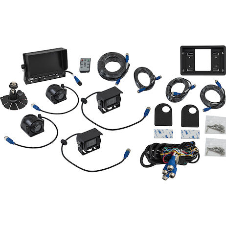 Backup Camera System with DVR and Blind Spot Detection