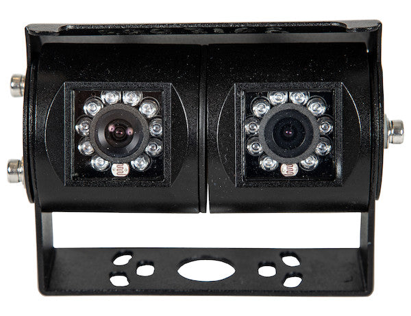 8883108 - Stainless Steel Dual Lens Heated Waterproof Night Vision Color Camera with Audio