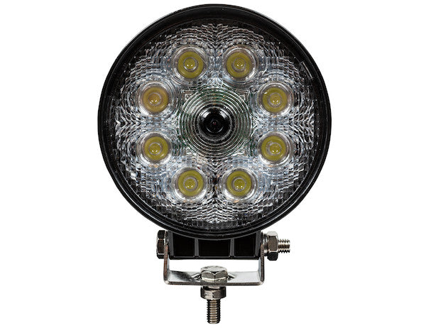 Round LED Flood Light with Built-In Backup Camera