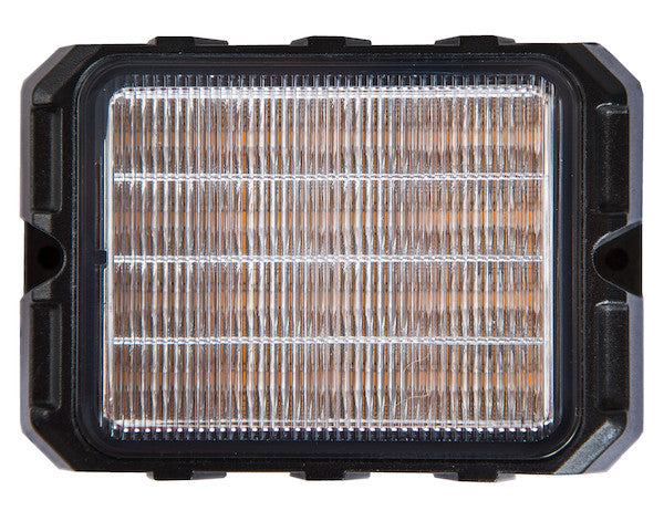 Quad Row 5 Inch Amber Strobe Light