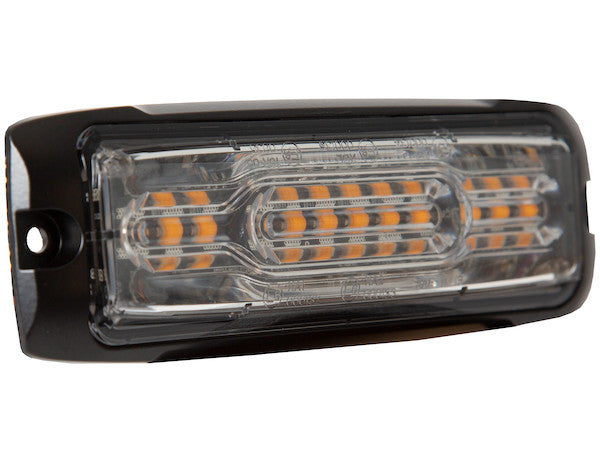 Ultra Thin Wide Angle 5 Inch Amber LED Strobe Light