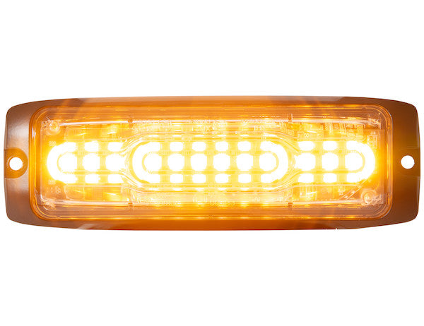 Ultra Thin Wide Angle 5 Inch Amber LED Strobe Light