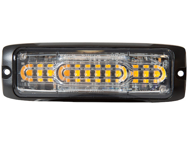 Ultra Thin Wide Angle 5 Inch Amber LED Strobe Light