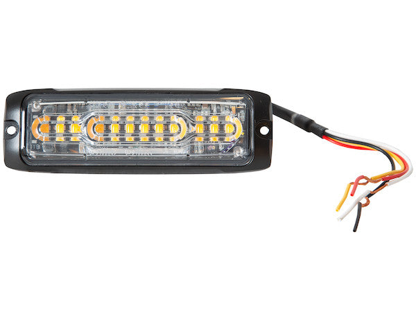 Ultra Thin Wide Angle 5 Inch Amber LED Strobe Light