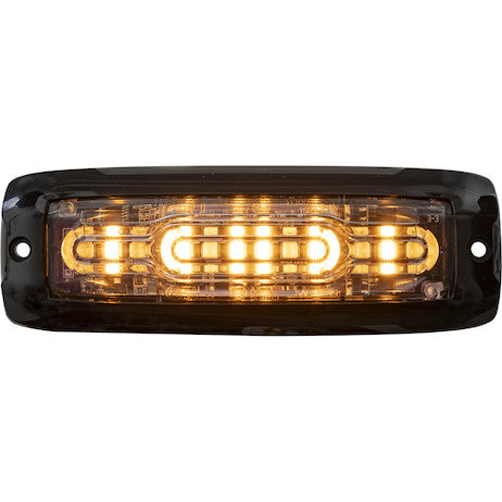 Ultra Thin Wide Angle 5 Inch Amber/Blue LED Strobe Light