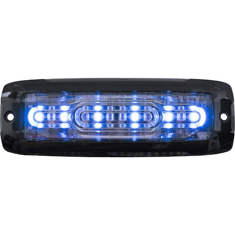 Ultra Thin Wide Angle 5 Inch Amber/Blue LED Strobe Light