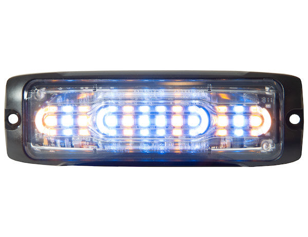 Ultra Thin Wide Angle 5 Inch Amber LED Strobe Light