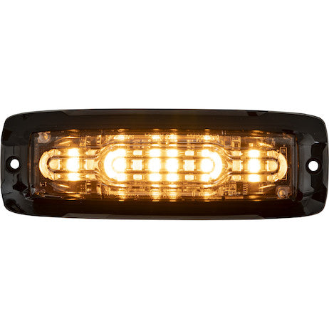 Ultra Thin Wide Angle 5 Inch Amber/Green LED Strobe Light