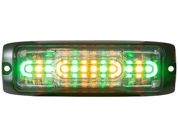 Ultra Thin Wide Angle 5 Inch Amber LED Strobe Light