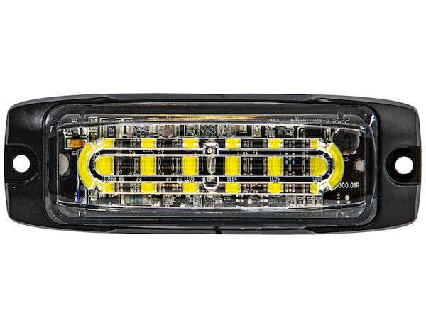 Ultra Thin Wide Angle 4 Inch LED Strobe Light - Clear