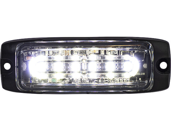 Ultra Thin Wide Angle 4 Inch LED Strobe Light - Amber