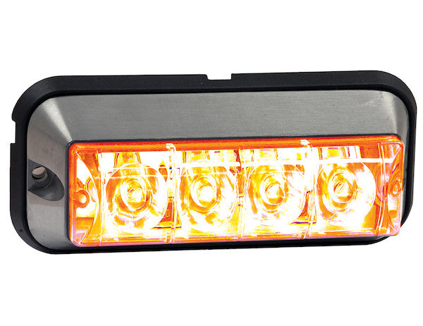 Clear Raised 5 Inch LED Strobe Light