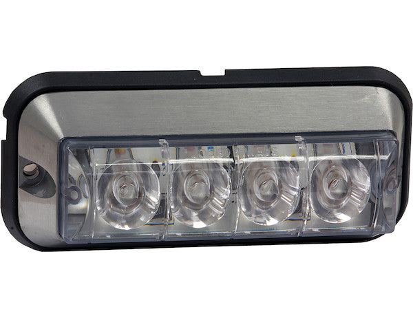 Amber Raised 5 Inch LED Strobe Light 