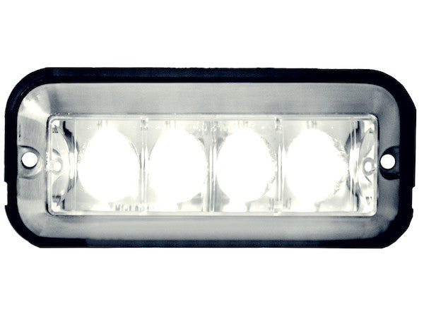 Clear Raised 5 Inch LED Strobe Light
