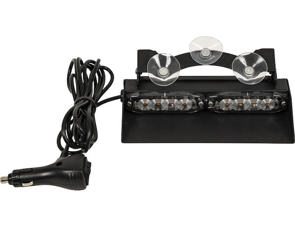 8 in. Amber Dashboard Light Bar With 8 LED's