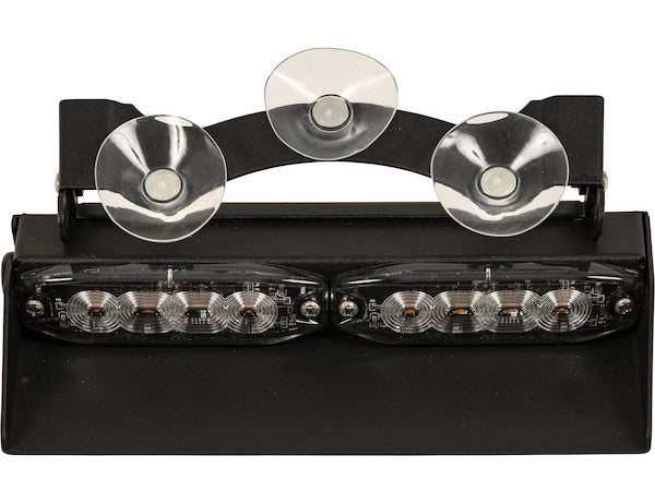 8 in. Amber Dashboard Light Bar With 8 LED's