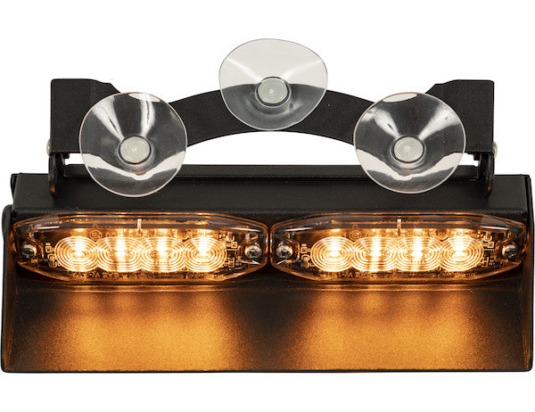 8 in. Amber Dashboard Light Bar With 8 LED's