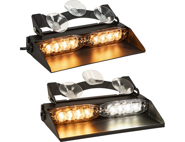 8 in. Amber Dashboard Light Bar With 8 LED's