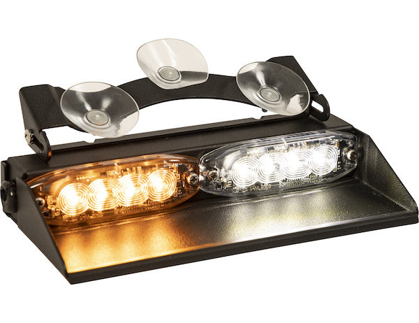 8 in. Amber Dashboard Light Bar With 8 LED's
