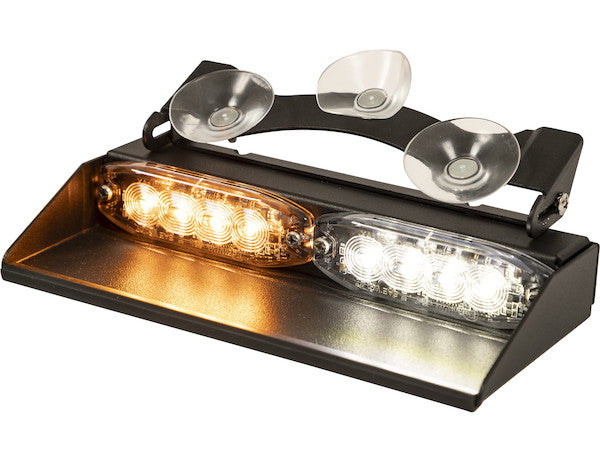 8 in. Amber Dashboard Light Bar With 8 LED's