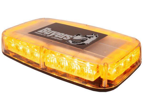 11 Inch Rectangular Multi-Mount Amber LED Mini Light Bar