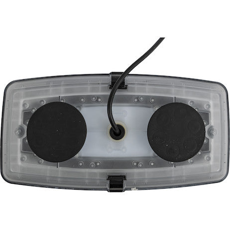 11 Inch Rectangular Amber LED Mini Light Bar - Amber/Green