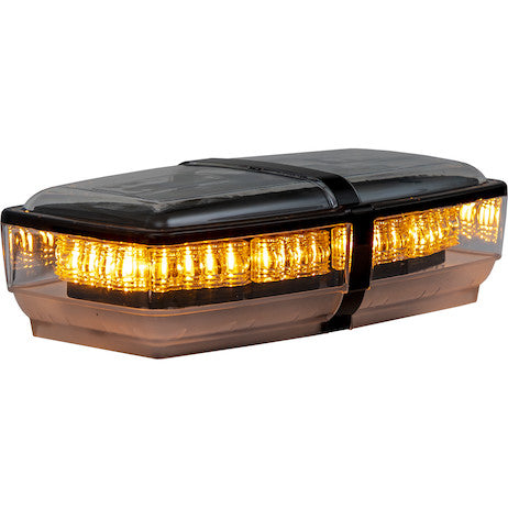 11 Inch Rectangular Amber LED Mini Light Bar - Amber/Green