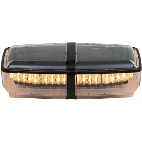 11 Inch Rectangular Amber LED Mini Light Bar - Amber/Green