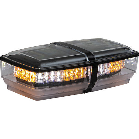 11 Inch Rectangular Amber LED Mini Light Bar - Amber/Green
