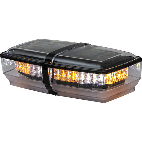 11 Inch Rectangular Amber LED Mini Light Bar - Amber/Green