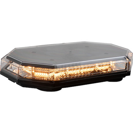 15 Inch Octagonal LED Mini Light Bar - Amber