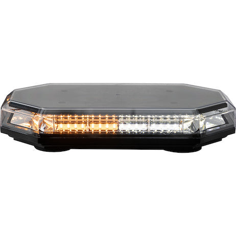 15 Inch Octagonal LED Mini Light Bar - Amber/Clear