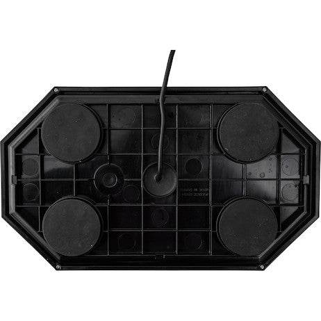 15 Inch Octagonal LED Mini Light Bar - Amber/Blue