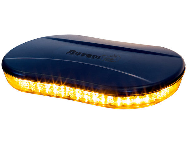 Class 1 Low Profile Oval Mini Light Bar - Amber/Clear