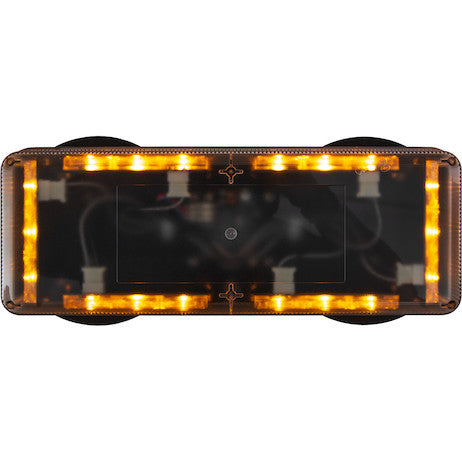 Rectangular 18 LED Mini Light Bar - Amber