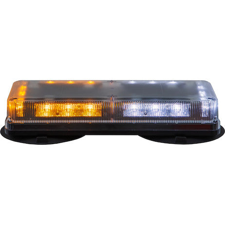 Rectangular 18 LED Mini Light Bar - Amber/Clear