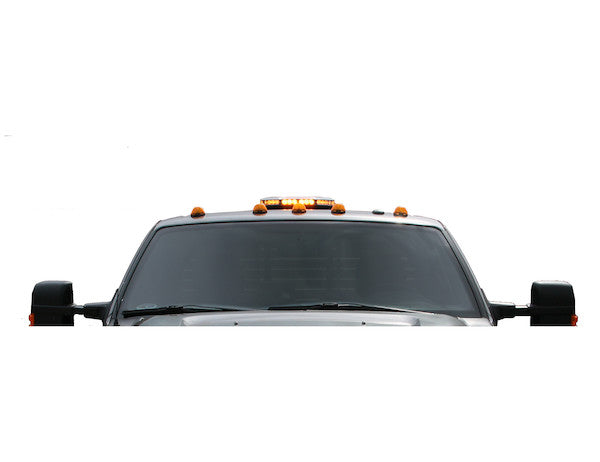 Amber/Clear Hexagonal 30 LED Mini Light Bar