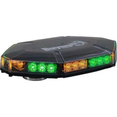 Amber/Green Hexagonal 30 LED Mini Light Bar