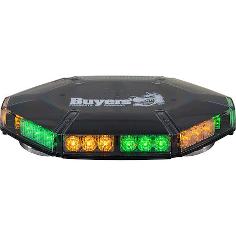 Amber/Green Hexagonal 30 LED Mini Light Bar